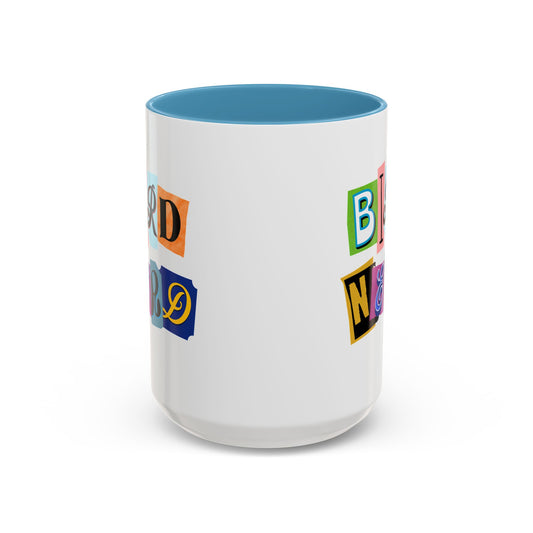 Bird Nerd Accent Coffee Mug - Fun & Quirky Gift for Bird Lovers