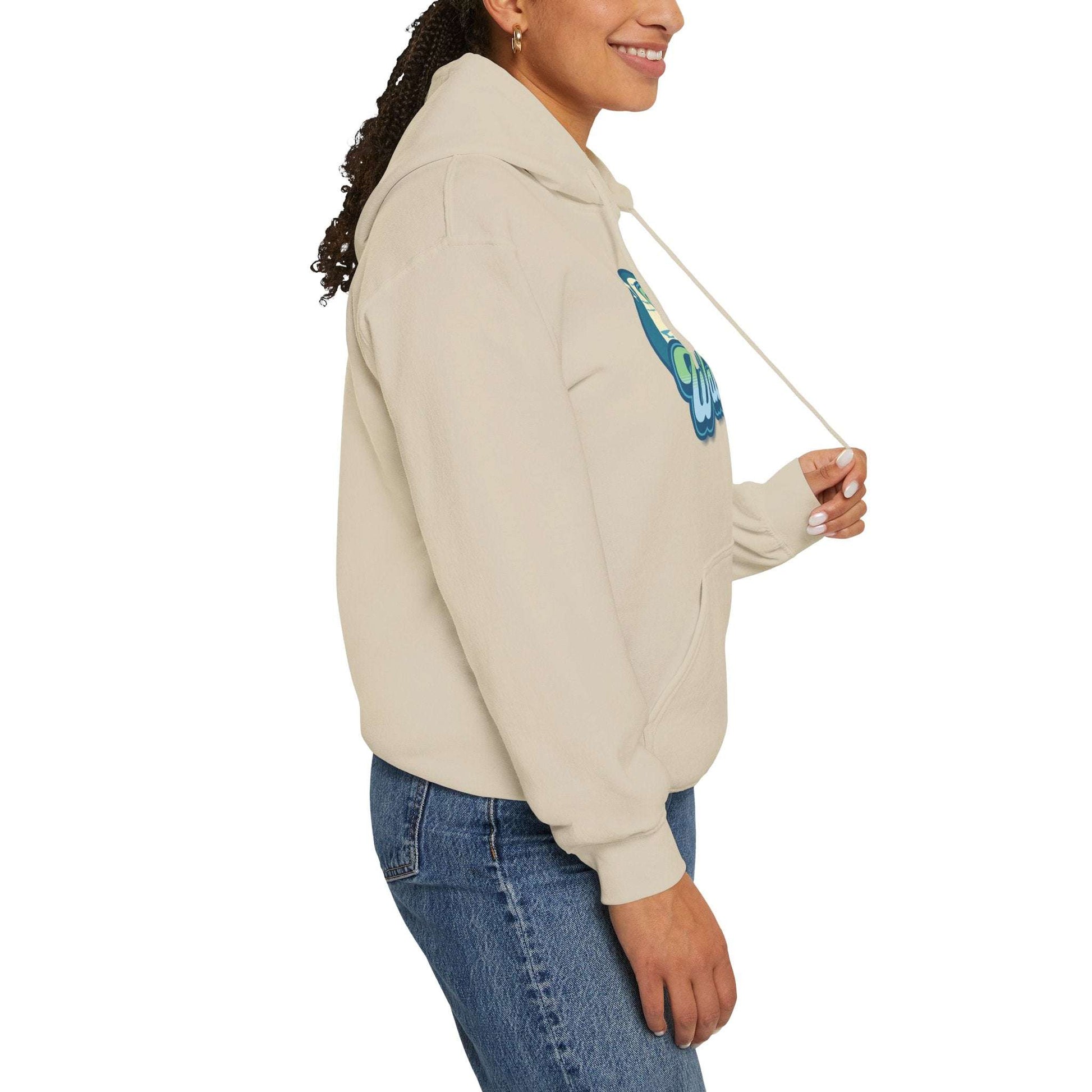 The Nerdy Birder Bird Watcher Teal Unisex Hoodie - Cozy Sweatshirt for Nature Lovers