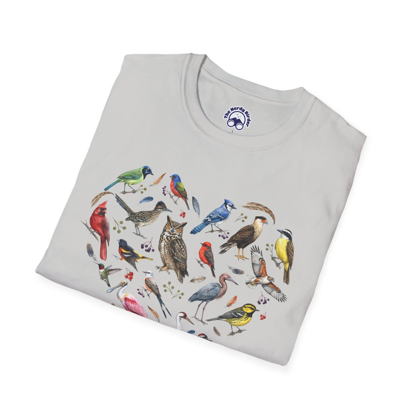 Heart of Texas Birds T-Shirt for Bird Lovers & Birdwatchers