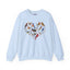 Bird Heart Graphic Unisex Crewneck Sweatshirt