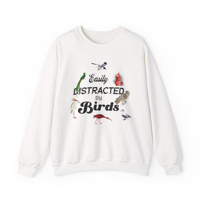 Easily Distracted by Birds Sweatshirt | Unisex Heavy Blend Crewneck