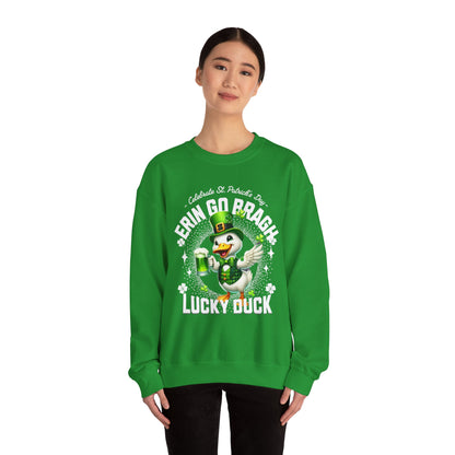 St. Patrick's Day Lucky Duck Sweatshirt - Celebrate with Style!