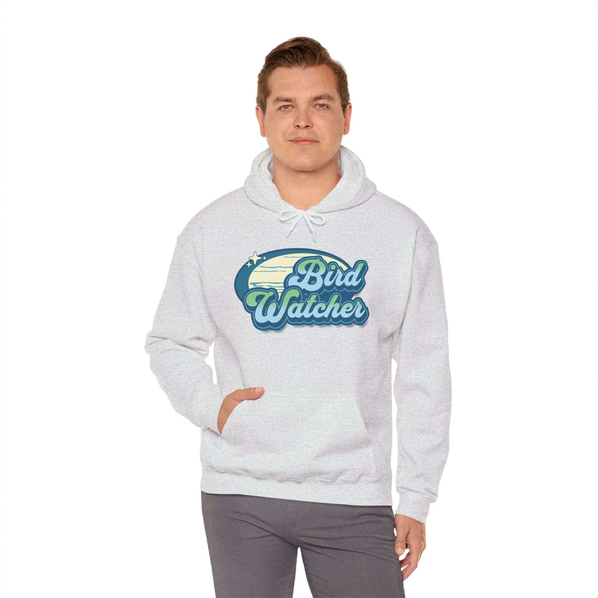 The Nerdy Birder Bird Watcher Teal Unisex Hoodie - Cozy Sweatshirt for Nature Lovers