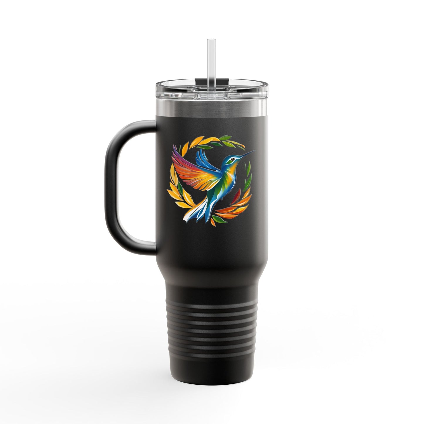 Hummingbird Rainbow Insulated Travel Mug, 40oz
