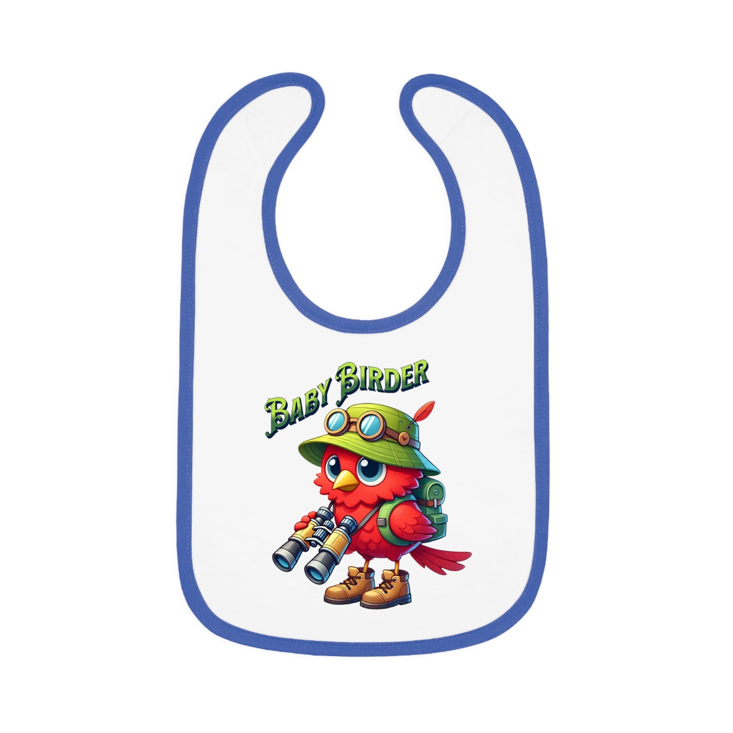 The Nerdy Birder - Baby Birder Bib, Cute Baby Bib, Fun Feeding Accessory, Perfect for New Parents, Ideal Gift for Baby Showers