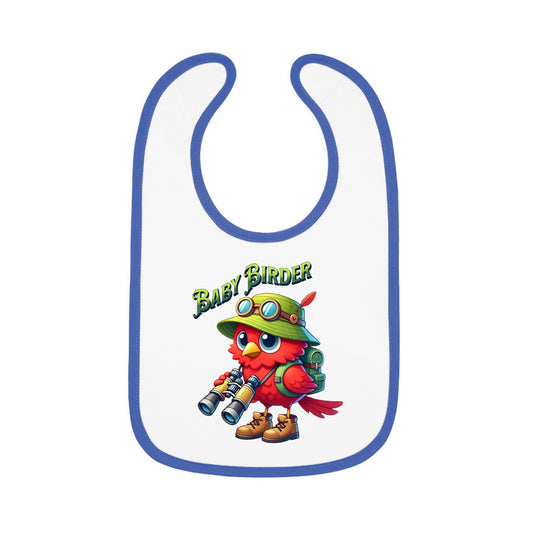The Nerdy Birder - Baby Birder Bib, Cute Baby Bib, Fun Feeding Accessory, Perfect for New Parents, Ideal Gift for Baby Showers