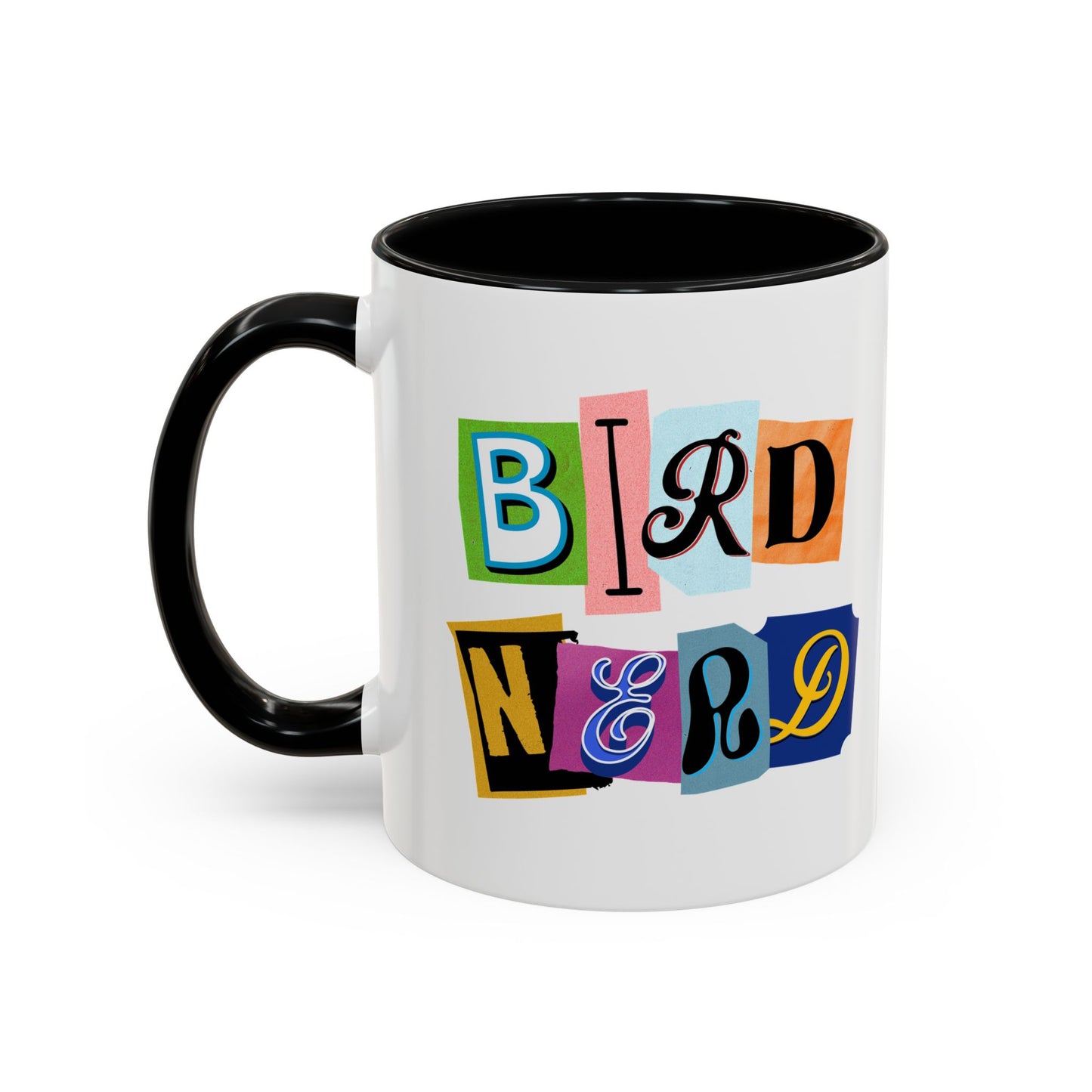 Bird Nerd Accent Coffee Mug - Fun & Quirky Gift for Bird Lovers