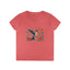 Hummingbird Blooms Ladies' V-Neck T-Shirt