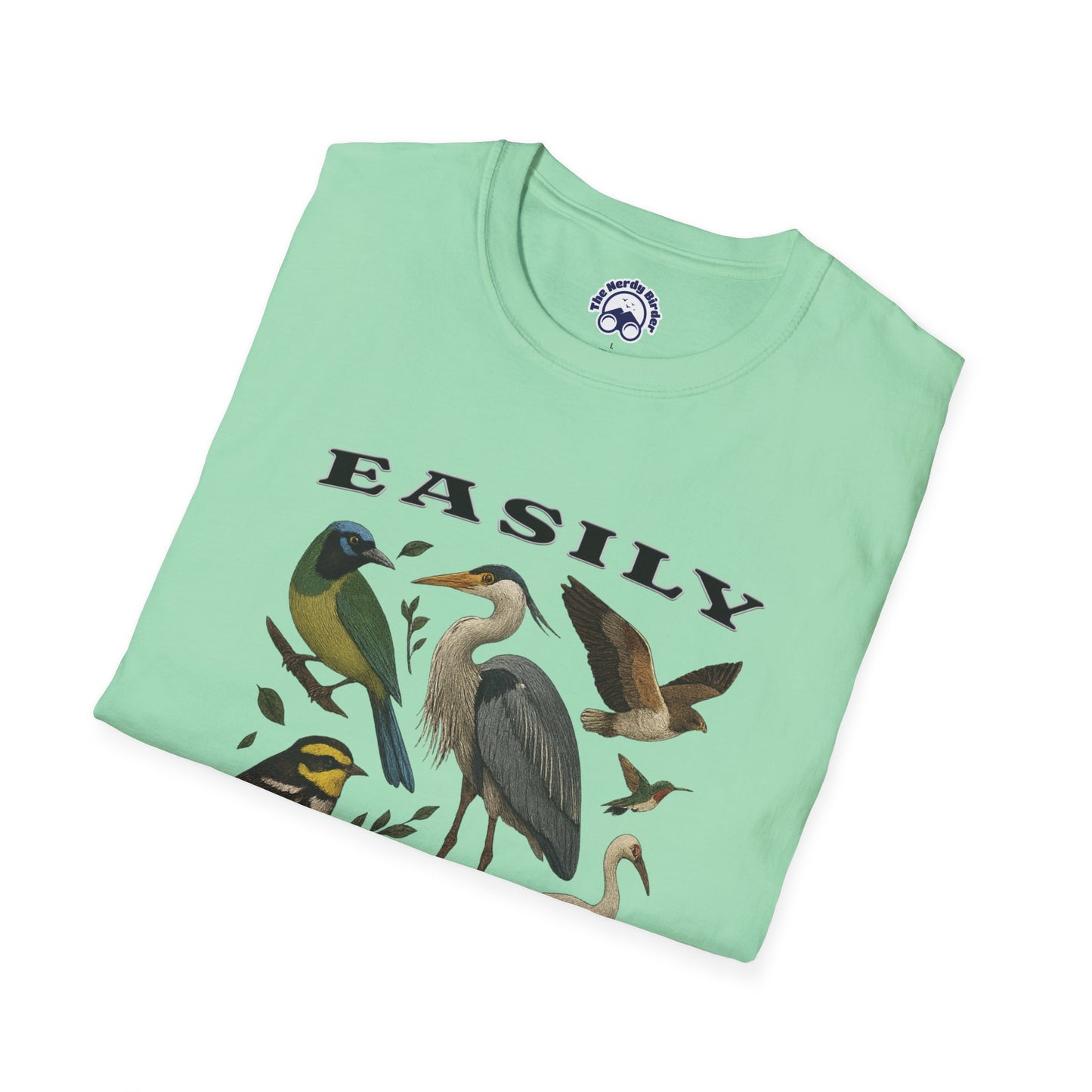 Easily Distracted by Birds Graphic T-Shirt