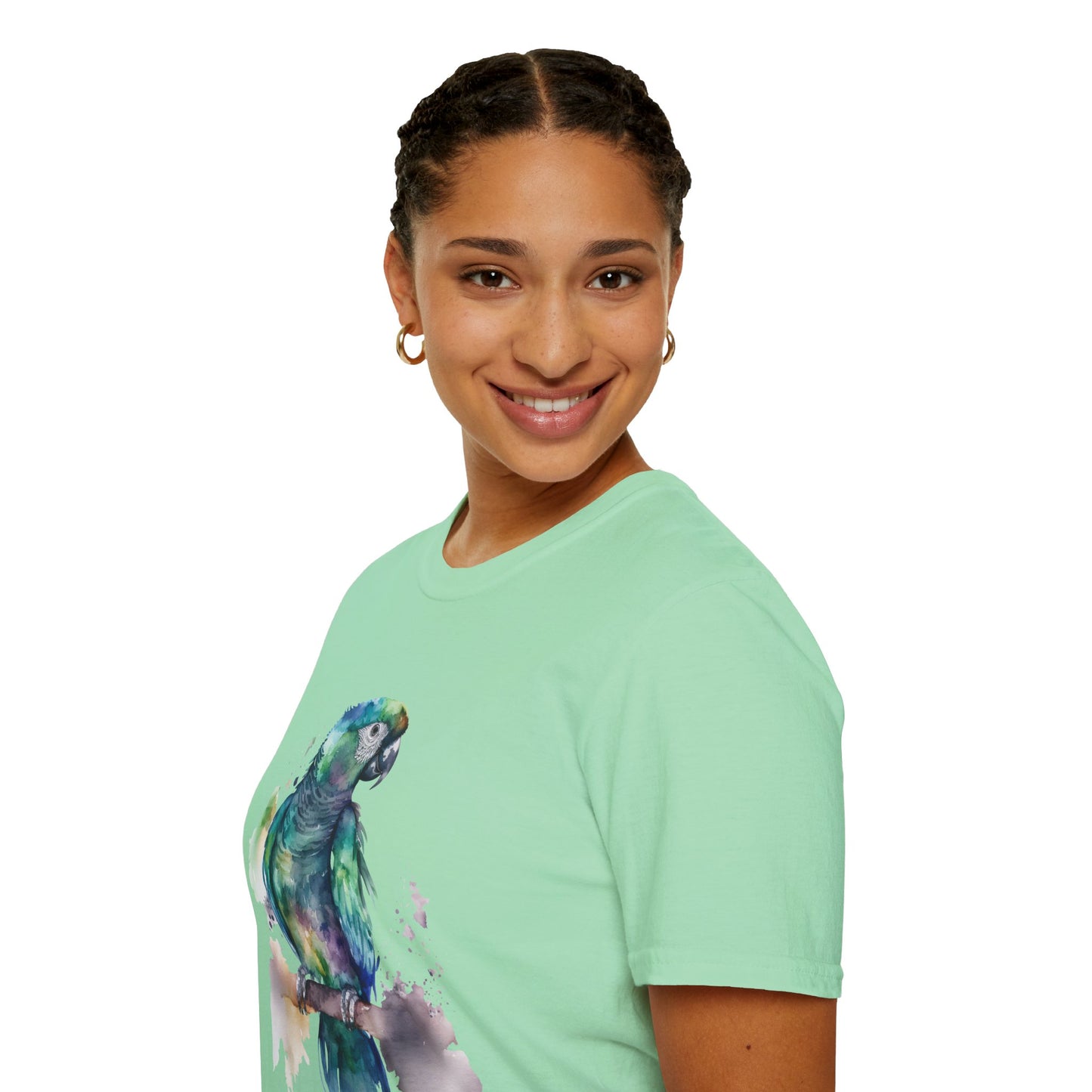 Elegant Parrot Unisex Softstyle T-Shirt