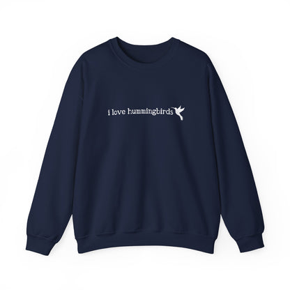 I Love Hummingbirds - Unisex Heavy Blend™ Crewneck Sweatshirt