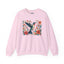 Hummingbird In Bloom Graphic Unisex Crewneck Sweatshirt