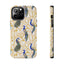 Elegant Peacock Tough Phone Case - Stylish Protection for Nature Lovers