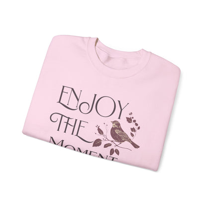 Enjoy The Moment Unisex Heavy Blend™ Crewneck Sweatshirt - Cozy Relaxation Wear
