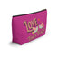 Love Takes Flight Accessory Pouch – Cute Pink Organizer for Travel & Everyday Use