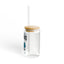 The Nerdy Birder Birding In Texas 16oz Sipper Glass With Bamboo Lid