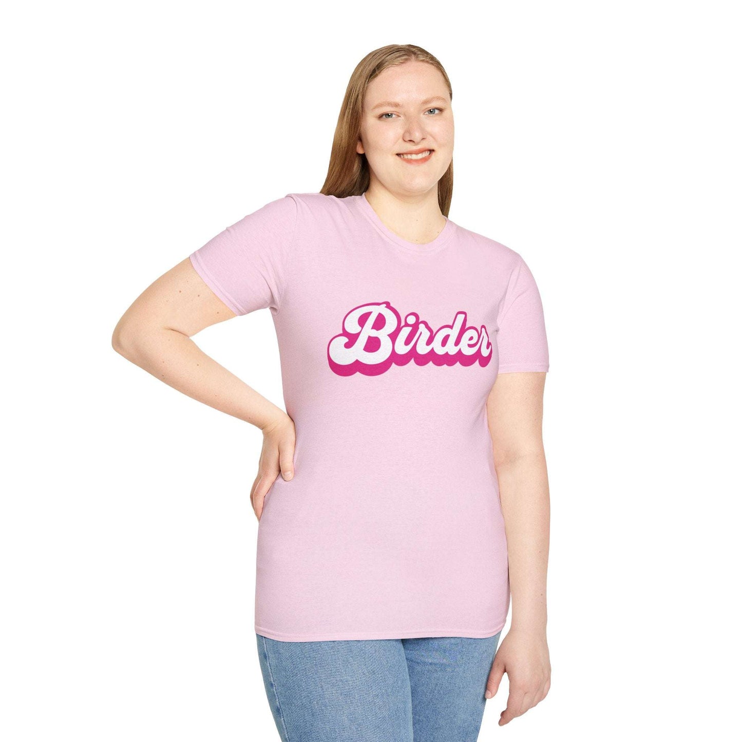 Birder Unisex Softstyle T-Shirt - Retro Vibe Tee for Casual Wear
