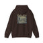 The Nerdy Birder - Eagle Soars Back Design Unisex Hoodie - Cozy Sweatshirt for Nature Lovers
