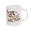 Love Takes Flight Ceramic Mug - Perfect Gift for Valentine's Day