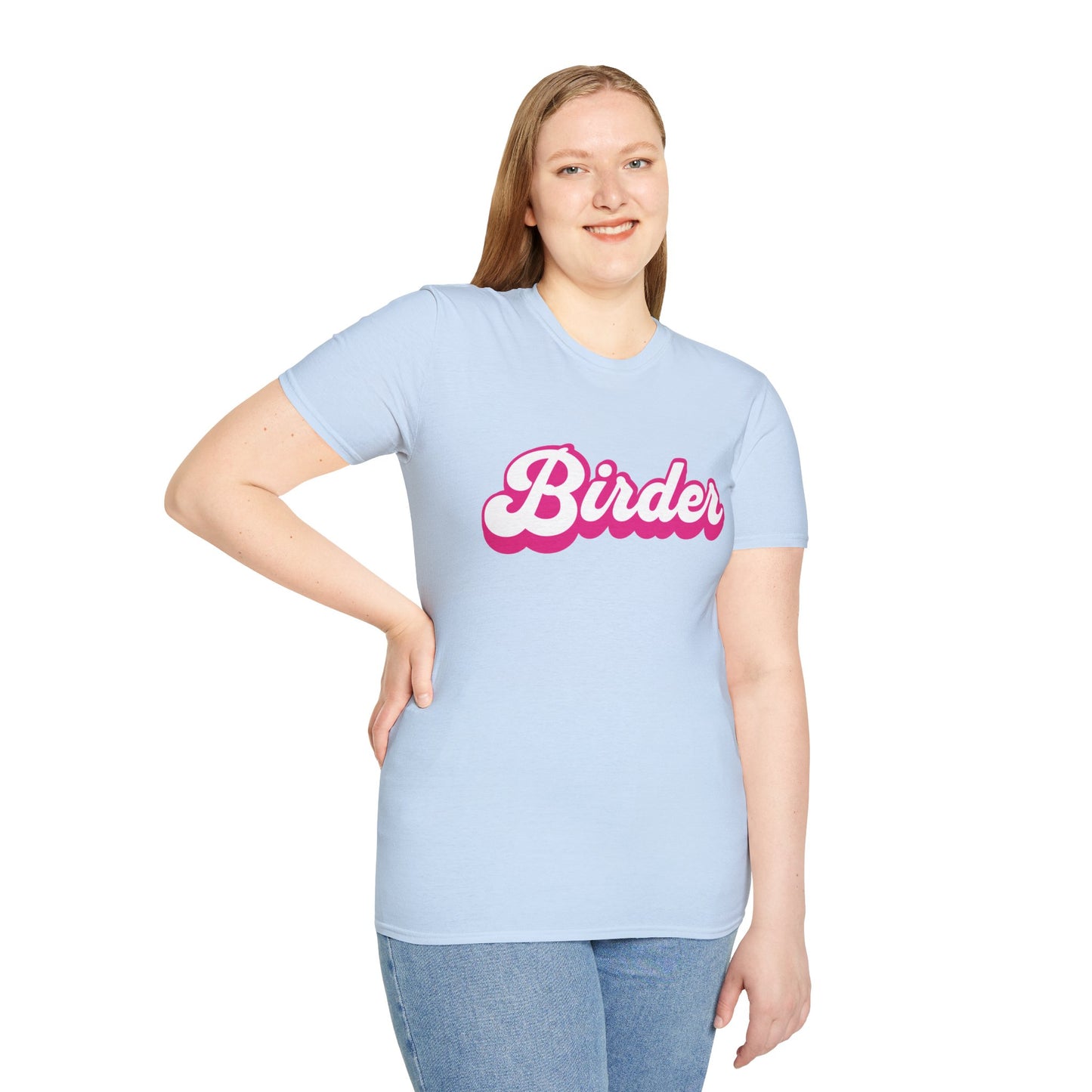Birder Unisex Softstyle T-Shirt - Retro Vibe Tee for Casual Wear