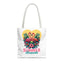 Romantic Summer Tote Bag with Flamingos