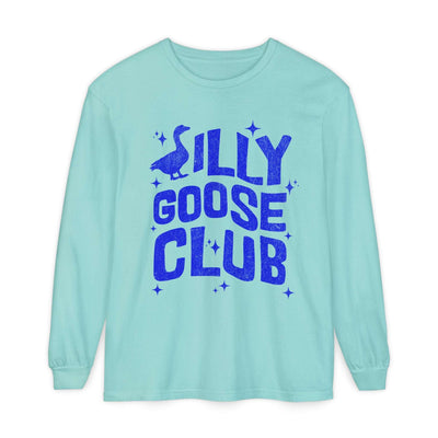 Silly Goose Club Unisex Garment-dyed Long Sleeve T-Shirt