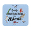 Easily Distracted by Birds Mouse Pad - Fun & Colorful Desk Accessory for Bird Lovers