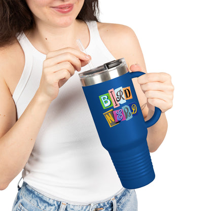 The Nerdy Birder Bird Nerd Insulated Travel Mug, 40oz