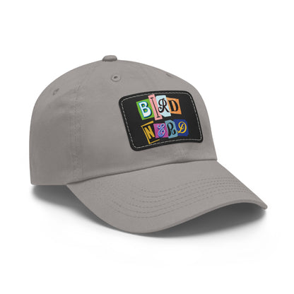 The Nerdy Birder - Bird Nerd Dad Hat with Leather Patch, Casual Cap for Bird Lovers, Unique Gift for Birdwatching, Outdoor Adventure Hat, Unisex