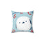 Winter Snow Bird & Cherry Blossom Accent Decorative Pillow - Winter Themed Accent Cushion