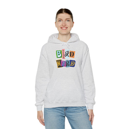 Bird Nerd Unisex Hooded Sweatshirt - Cozy Gift for Birdwatchers, Nature Lovers, Casual Style, Eco-Friendly, Every Day Wear