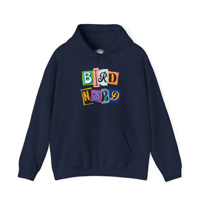 Bird Nerd Unisex Hooded Sweatshirt - Cozy Gift for Birdwatchers, Nature Lovers, Casual Style, Eco-Friendly, Every Day Wear