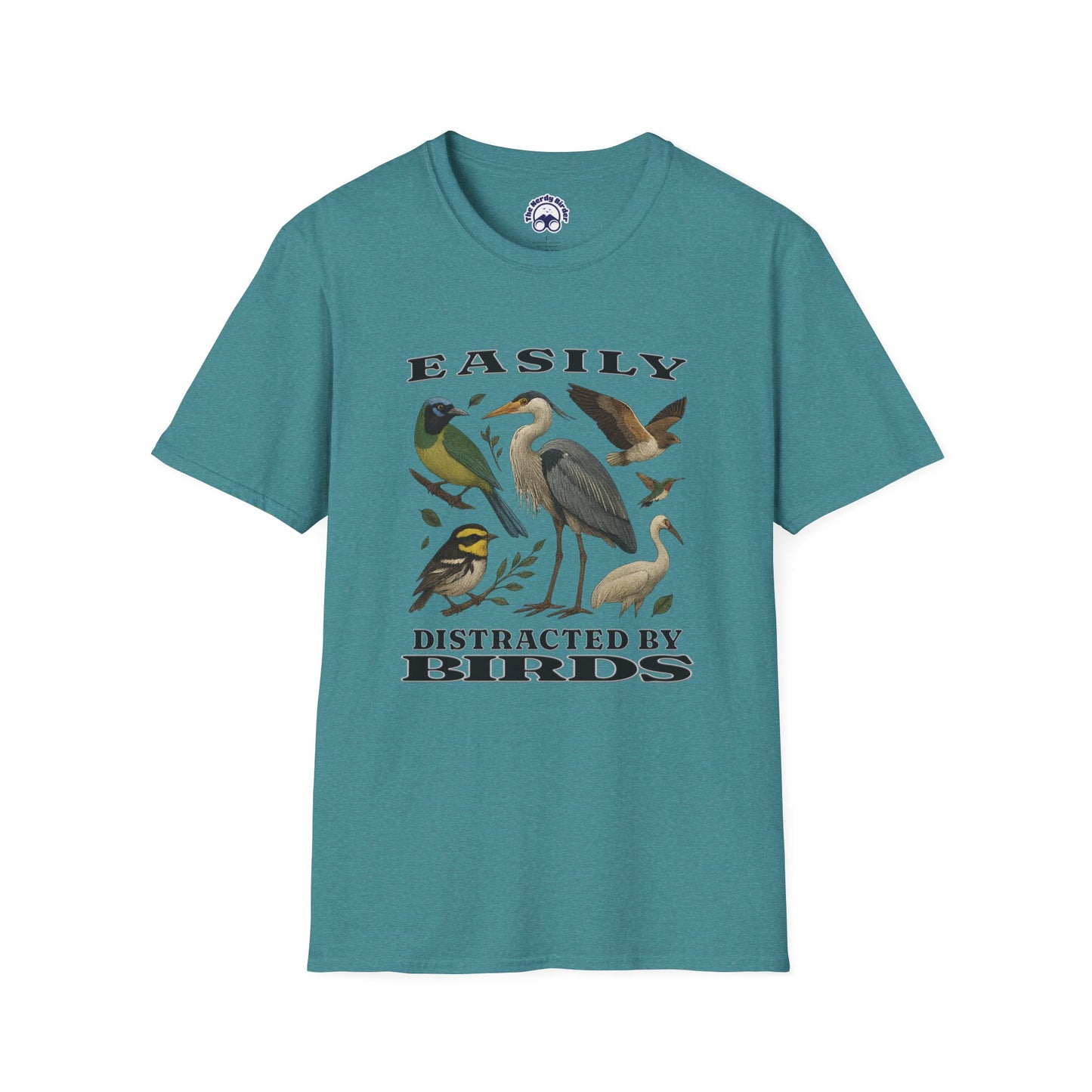 Easily Distracted by Birds Graphic T-Shirt