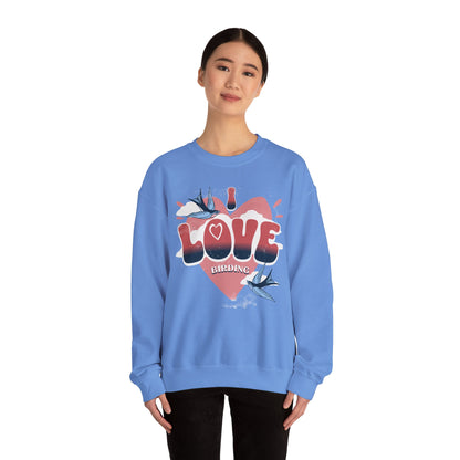 I Love Bird Watching Unisex Heavy Blend™ Crewneck Sweatshirt