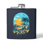 Birding Vibes Tropical Stainless Steel Flask, 6oz - Beach Style Hip Flask for Adventurers