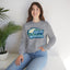 Bird Watcher Teal Graphic Unisex Crewneck Sweatshirt