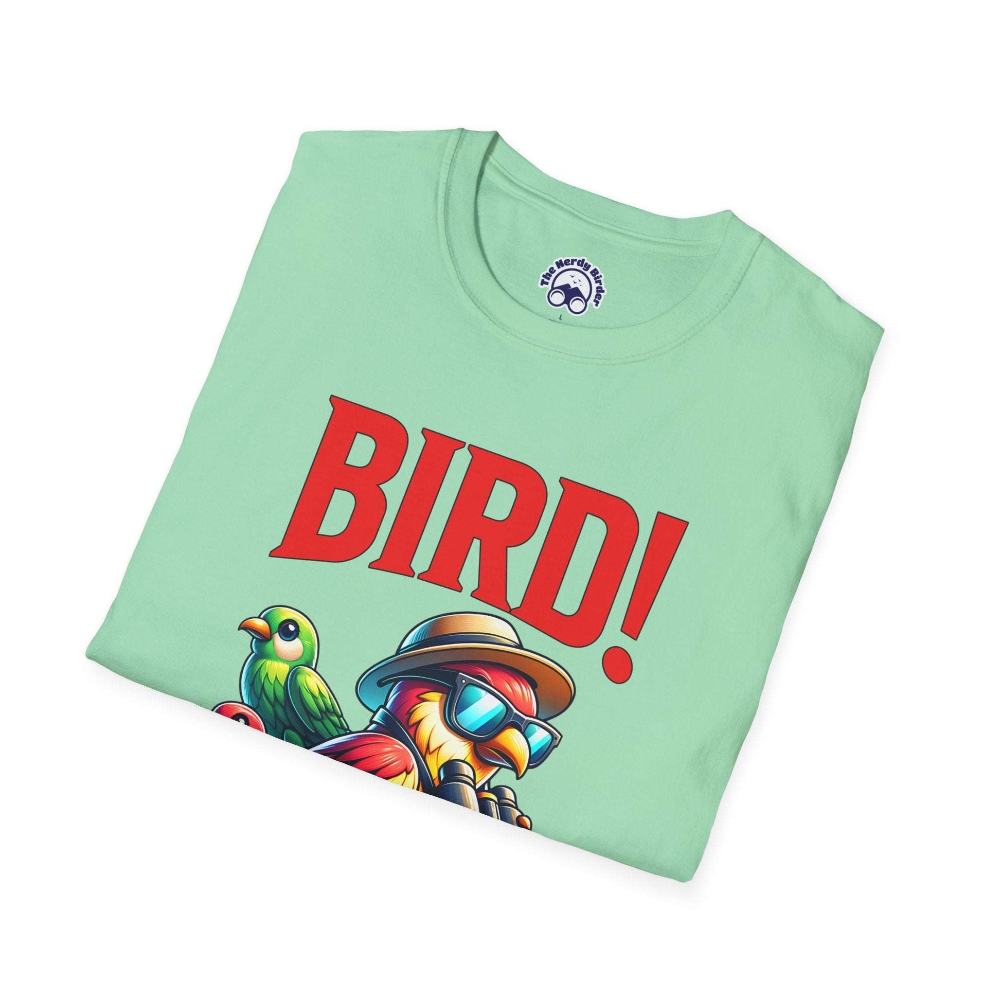 Colorful BIRD! Unisex Softstyle T-Shirt