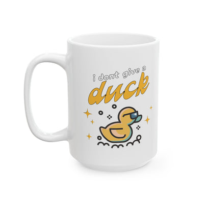 Funny Duck Ceramic Mug - 11oz & 15oz - Perfect Gift for Quirky Friends