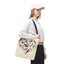 Heart of Birds Tote Bag - Natural color - Heart Design for Nature Enthusiasts