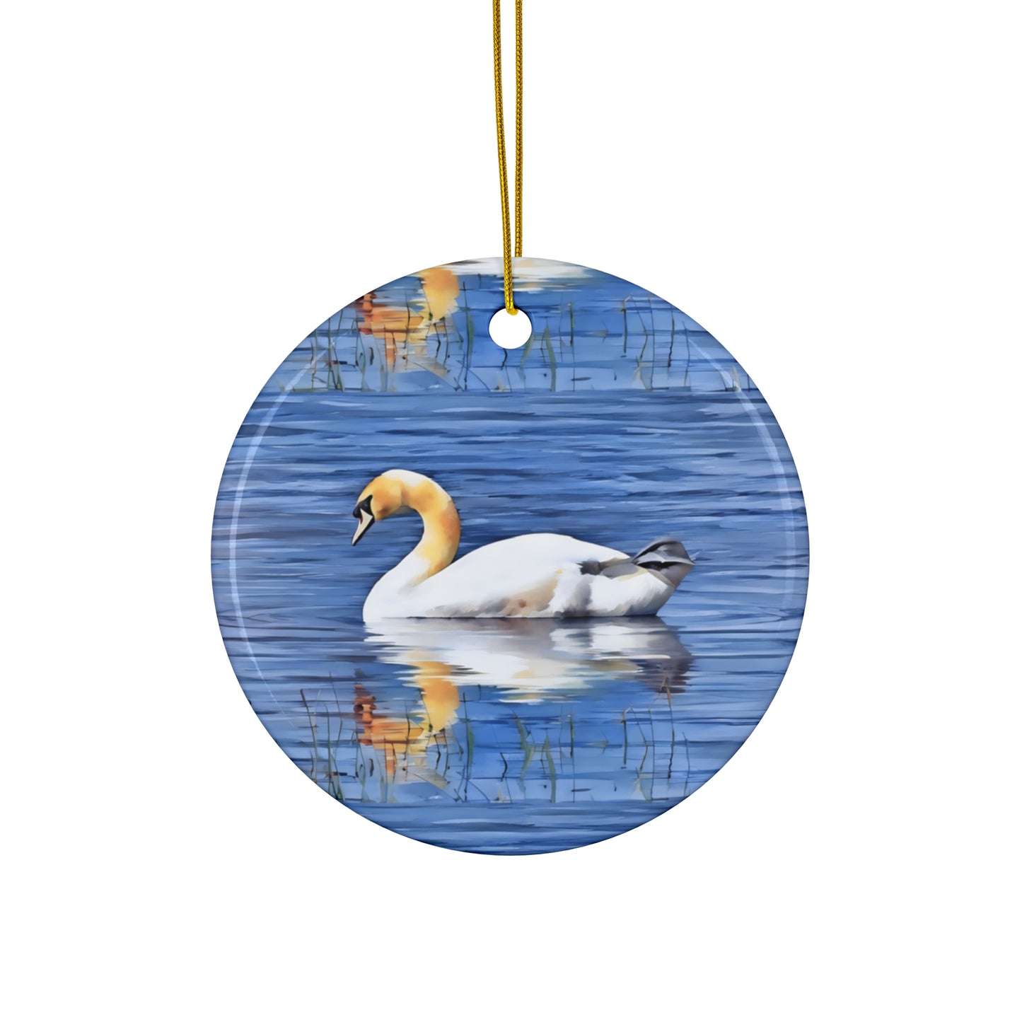 Irish Swam Ceramic Ornament — 4 Shape Options