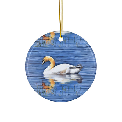 Irish Swam Ceramic Ornament — 4 Shape Options