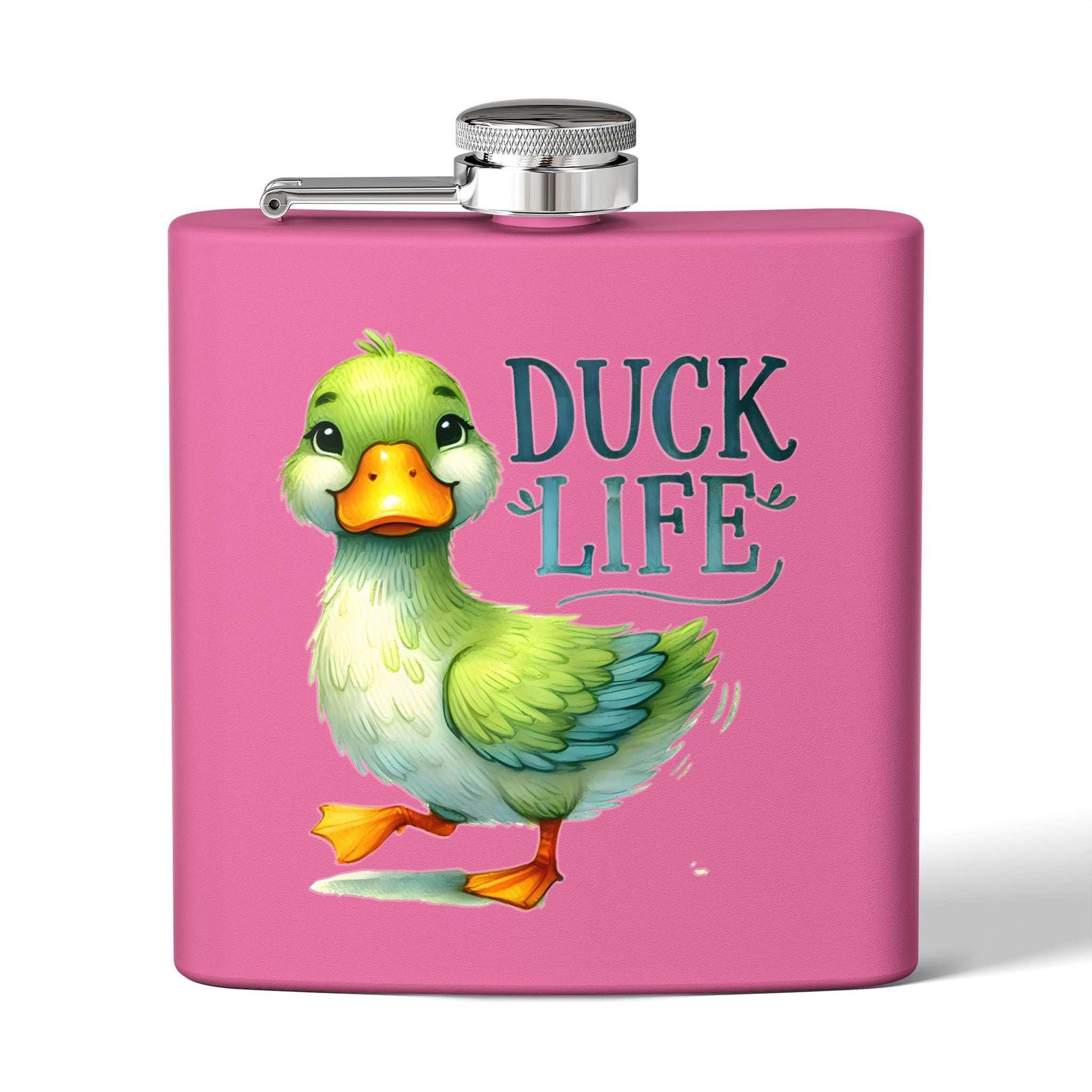 Duck Life Rising Stainless Steel Flask - 6oz