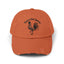 The Nerdy Birder Fluent In Fowl Language Vintage Style Hat - Unisex Distressed Cap