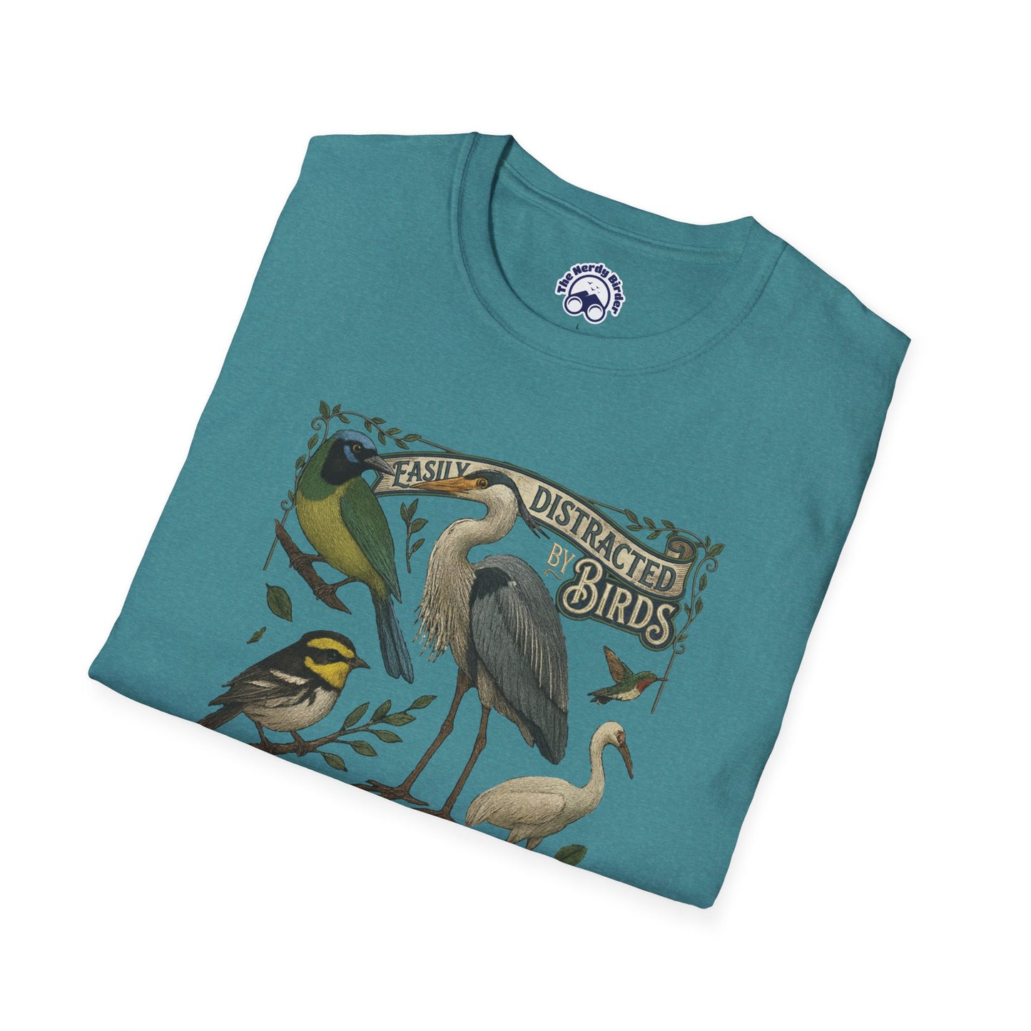 Easily Distracted by Texas Birds Graphic T-Shirt