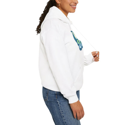 The Nerdy Birder Bird Watcher Teal Unisex Hoodie - Cozy Sweatshirt for Nature Lovers