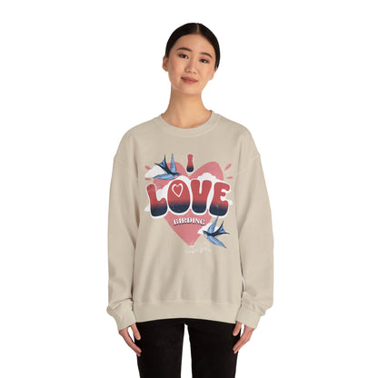 I Love Bird Watching Unisex Heavy Blend™ Crewneck Sweatshirt