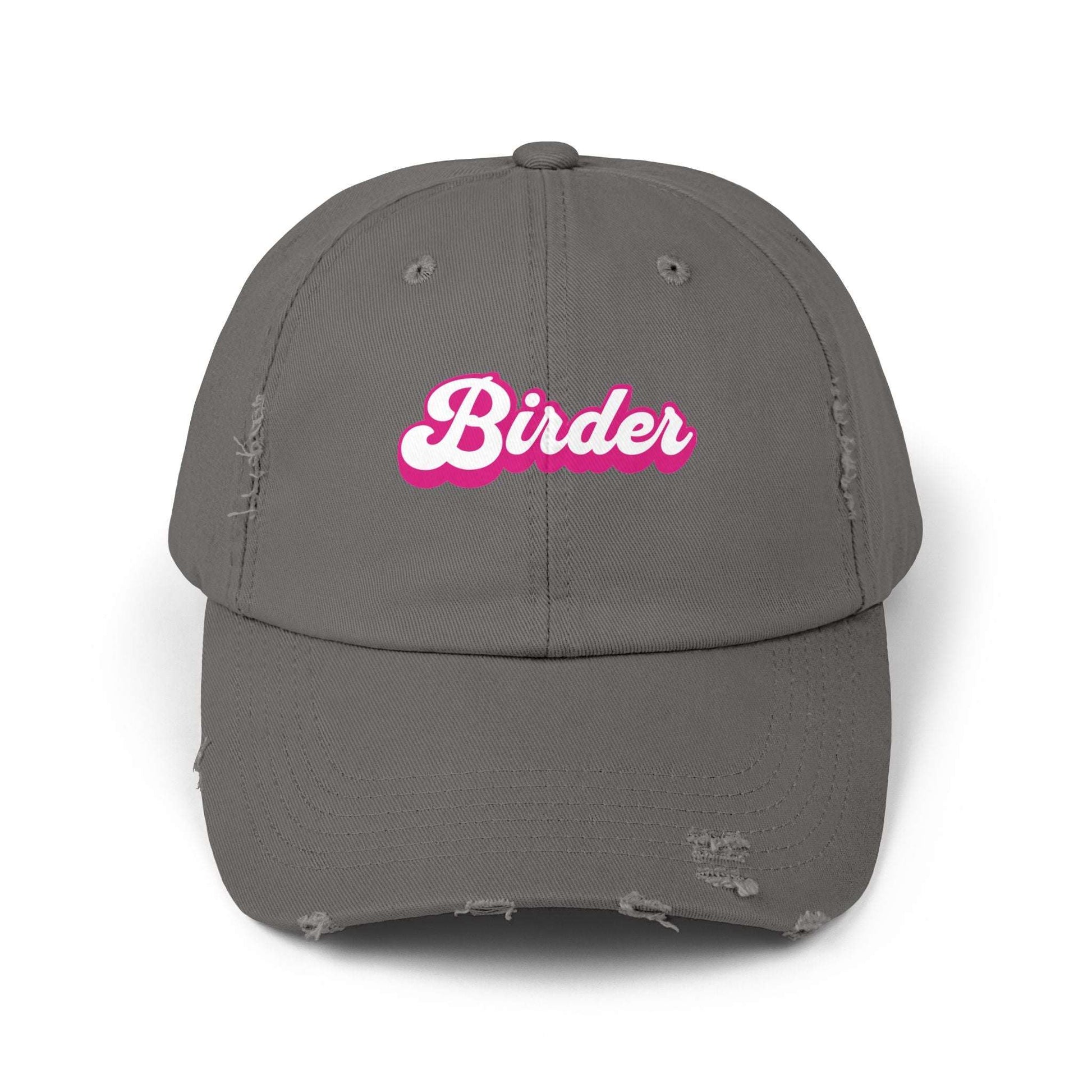 The Nerdy Birder Birder Vintage Style Hat - Unisex Distressed Cap