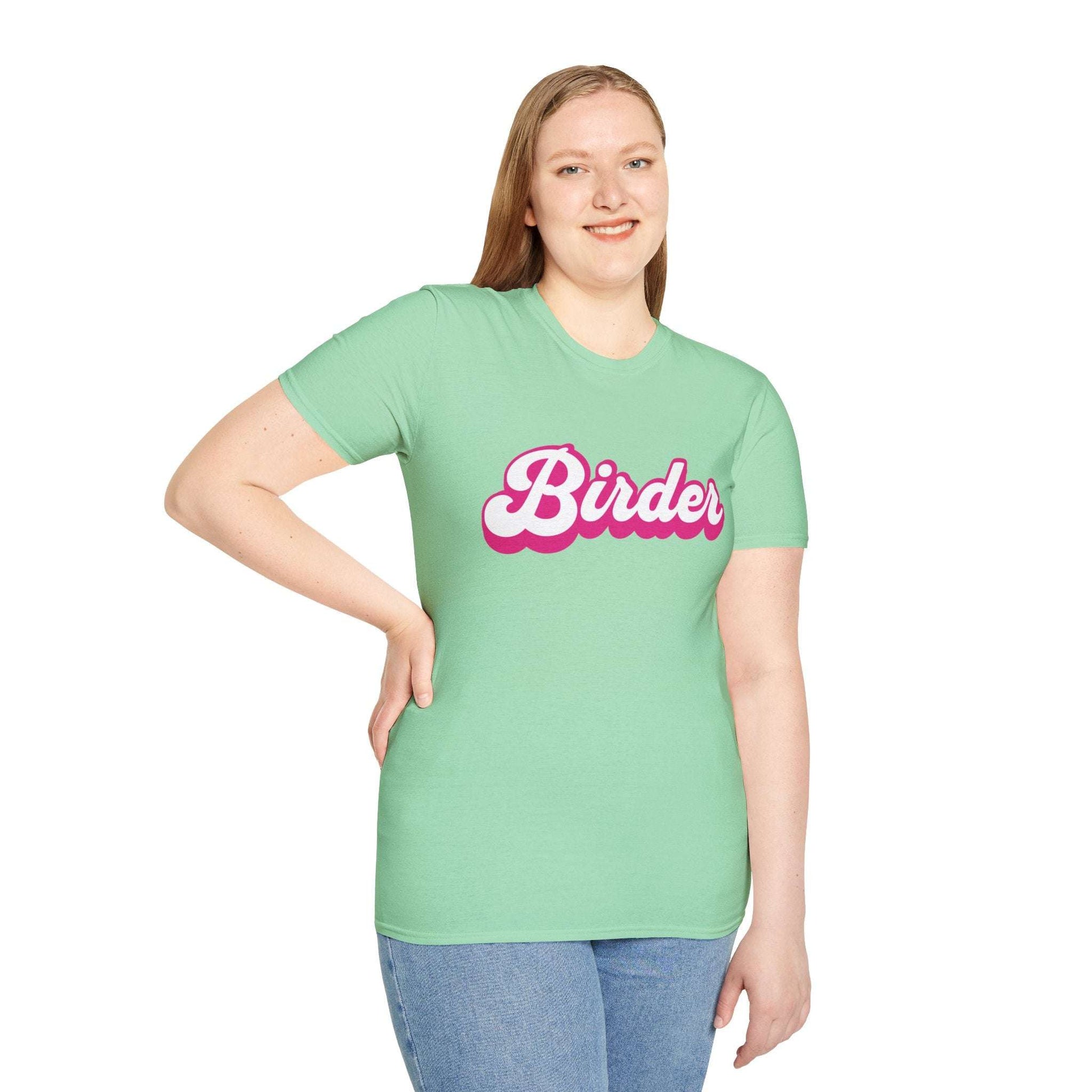 Birder Unisex Softstyle T-Shirt - Retro Vibe Tee for Casual Wear