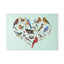 Bird Heart Glass Cutting Board