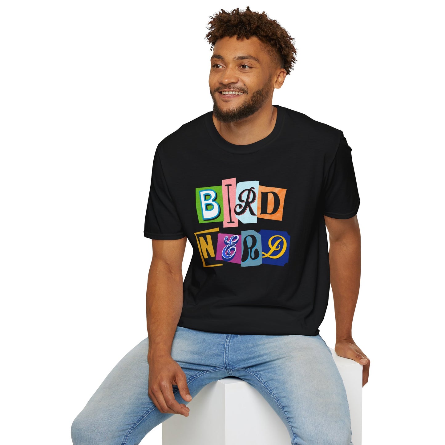 Bird Nerd Unisex Softstyle T-Shirt - Fun & Quirky Tee